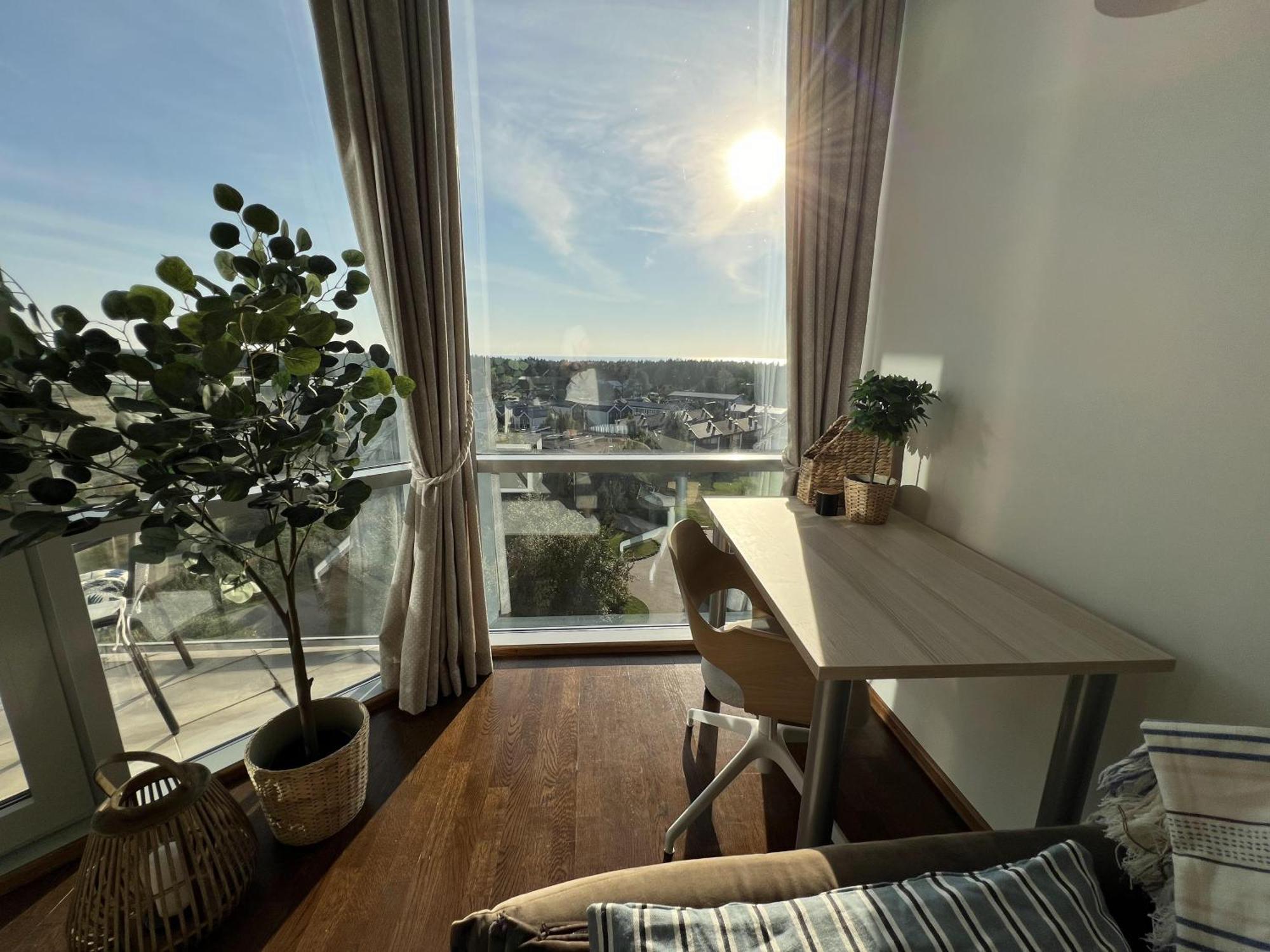 Sea View - Remote Work - Elija Sventoji Palanga Apartment Luaran gambar